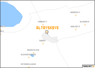 map of Altayskoye