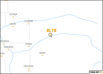 map of Alta