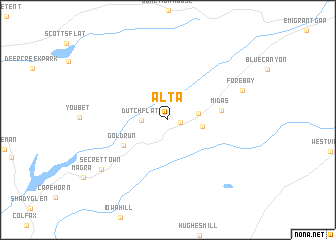 map of Alta