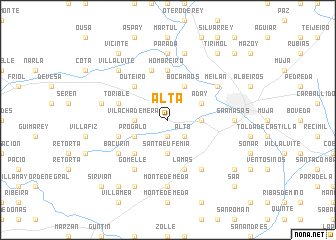map of Alta