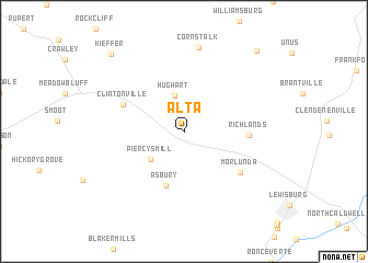 map of Alta