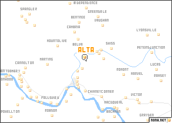 map of Alta