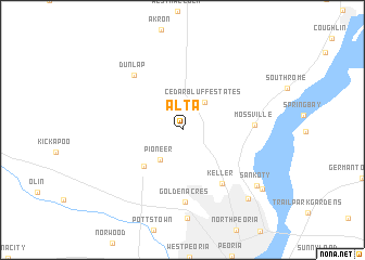 map of Alta