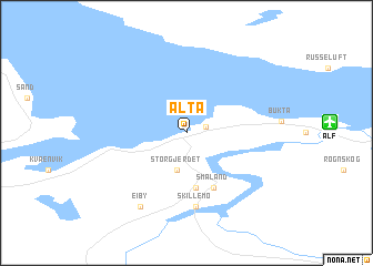 map of Alta