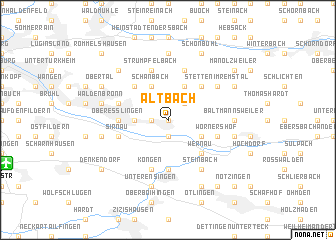 map of Altbach