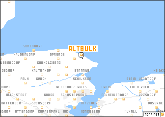 map of Altbülk