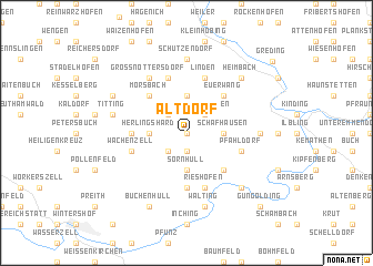 map of Altdorf