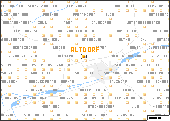 map of Altdorf