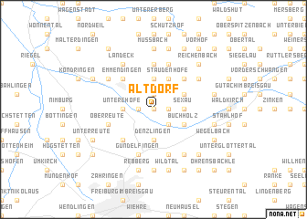 map of Altdorf