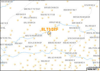 map of Altdorf