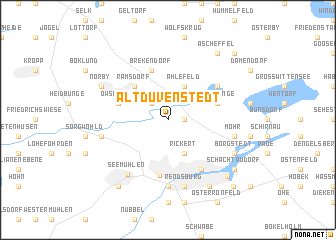 map of Alt Duvenstedt