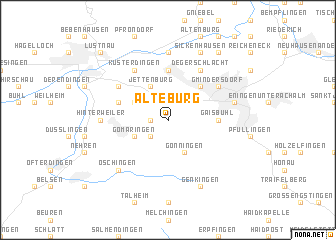 map of Alteburg