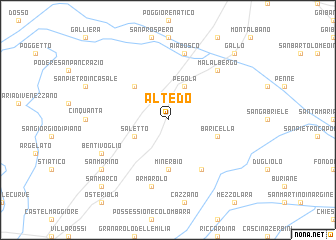 map of Altedo