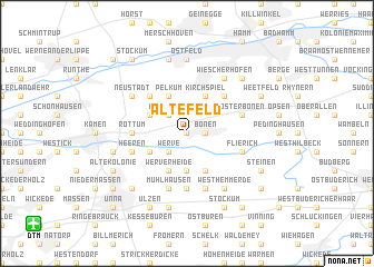 map of Altefeld