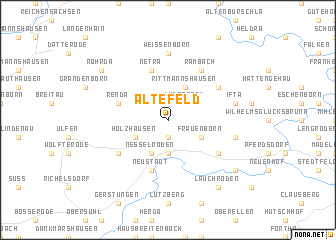 map of Altefeld