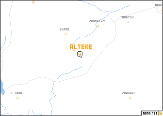 map of Alteke