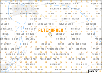 map of Altembroek