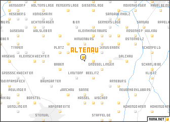 map of Altenau