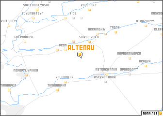 map of Alʼtenau