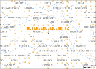 map of Altenberg bei Leibnitz
