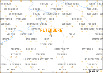 map of Altenberg