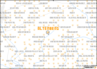 map of Altenberg