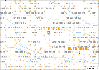 map of Altenberg