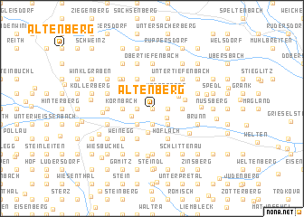 map of Altenberg