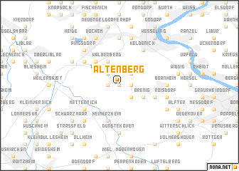 map of Altenberg