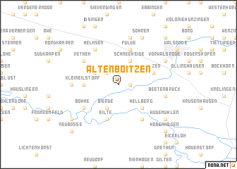 map of Altenboitzen