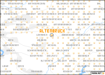 map of Altenbrück