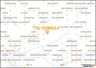 map of Altenbrück