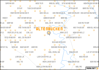 map of Altenbücken