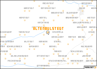 map of Altenbülstedt