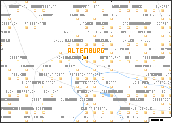 map of Altenburg