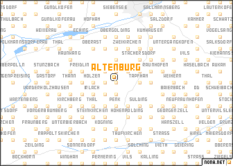 map of Altenburg