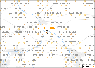 map of Altenburg