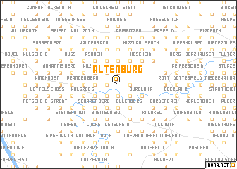 map of Altenburg