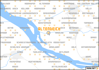 map of Altendeich