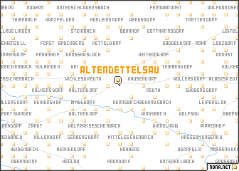 map of Altendettelsau