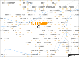 map of Altendorf