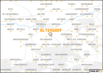 map of Altendorf