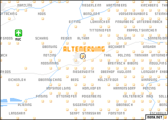 map of Altenerding