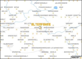 map of Altenfähre