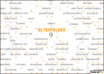 map of Altenfelden