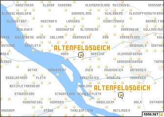 map of Altenfeldsdeich