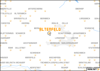 map of Altenfeld