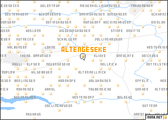 map of Altengeseke