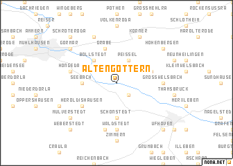 map of Altengottern