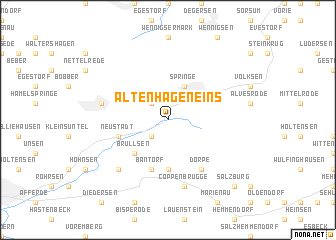 map of Altenhagen Eins